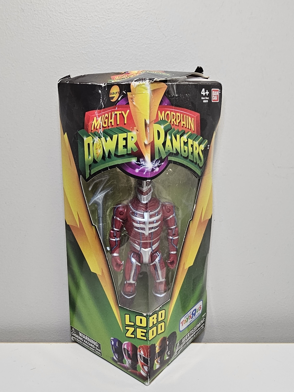 Mighty Morphin Power Rangers Lord Zedd Figure - Red